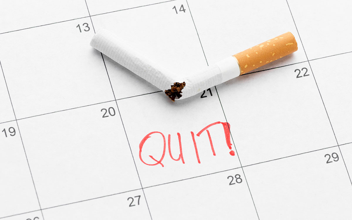 Make a plan to help you stop smoking.