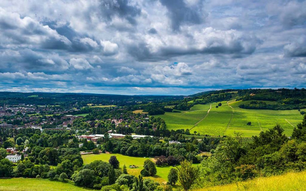 Box Hill, walking place: