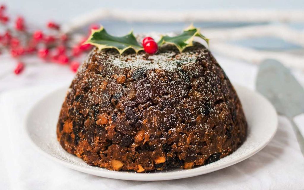 Christmas pudding is not an English fruitcake