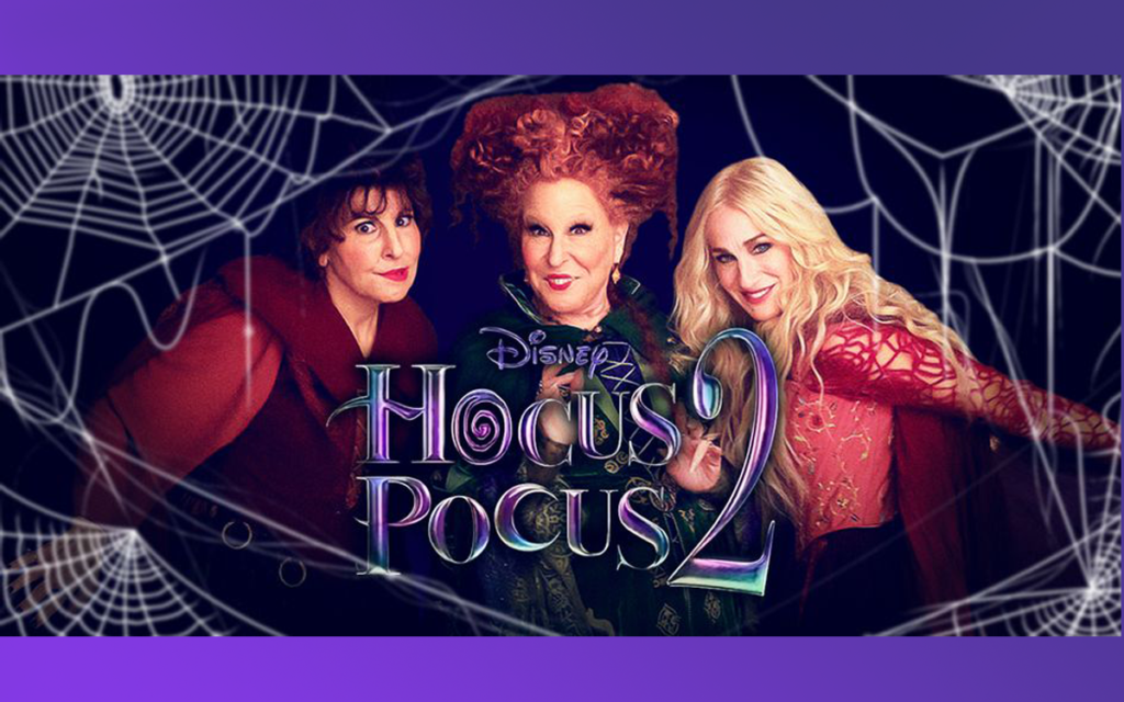 Hocus Pocus 2 one of the 2022 Horror Movies (Autumn 2022).