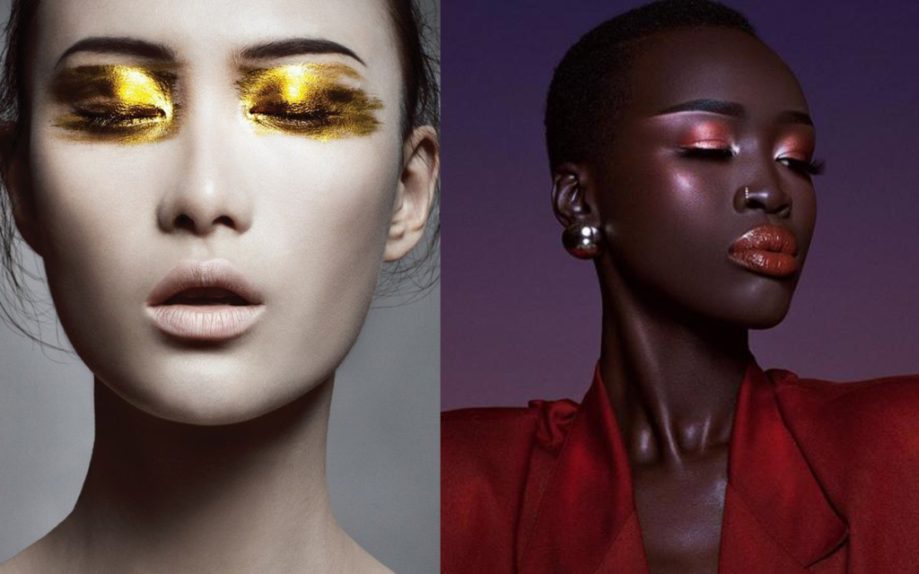 Metallics on the Biggest Makeup Trends of 2022 List: