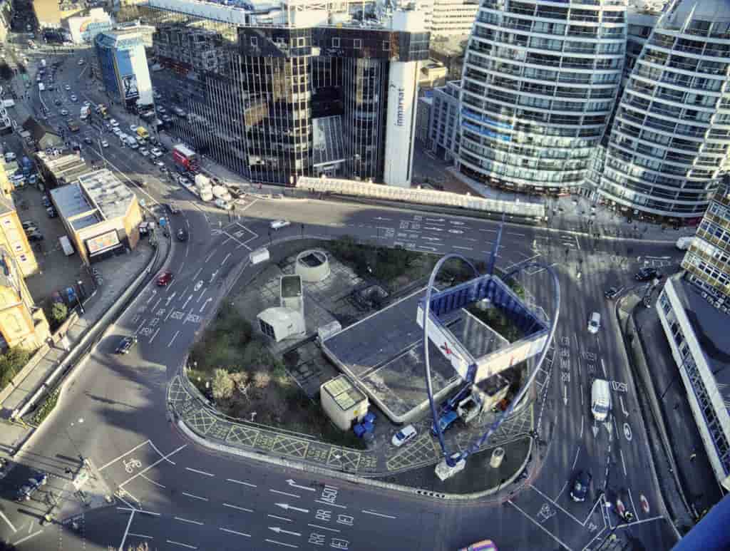 Old Street London roundabout